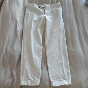 Brunello Cucinelli Men White Cotton Pants